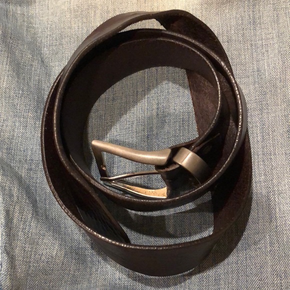 Men’s Leather Belt - Picture 2 of 3